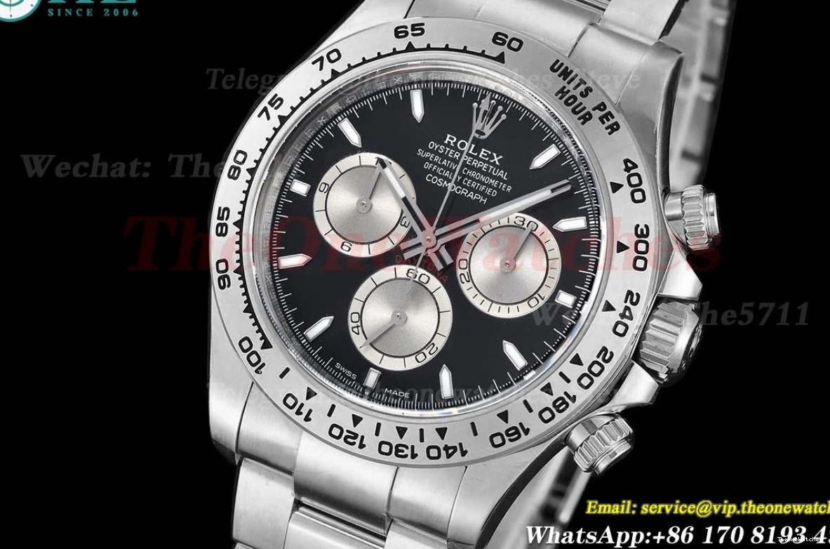 SS SH4131 Black SS 40mm Clone Clean Daytona 126509 Stk Super 0315